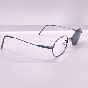 Vintage Kenmark Black Oval Sunglasses Frames Only